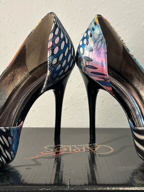 Carlos Colorful Print Women's High Heel Pumps